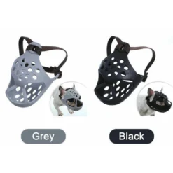 Muselière Pour Chiens à Museau Court Trous Respirants Empêcher Les Morsures De Mâcher Noir Moyen -Promos Patto Chou Boutique 94106508 3