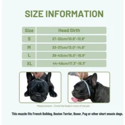 Muselière Pour Chiens à Museau Court Trous Respirants Empêcher Les Morsures De Mâcher Noir Moyen -Promos Patto Chou Boutique 94106508 5