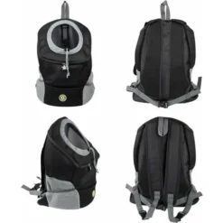 Sac à Dos Pour Chien, Transporteur Pour Animaux De Compagnie Portable Et Confortable, Sac De Transport Pour Animaux De Compagnie Pour Le Vélo, La Randonnée, Les Voyages, Le Shopping (S, Noir) -Promos Patto Chou Boutique 94530510 3