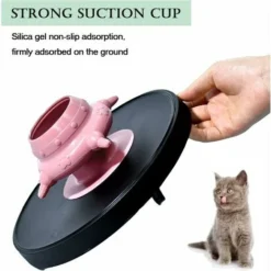 Mangeoire Pour Chiots,Bol à Lait Bionique En Silicone Pour Animaux De Compagnie Avec 4 Sucettes Et Ventouse,Biberon Silicone Pour Chiots,(Rose) -Promos Patto Chou Boutique 94632420 3