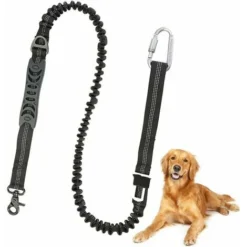 Ceinture De Sécurité Réglable Pour Chien, Laisse De Voiture Réglable, Harnais Pour Chien De Voiture, Ceinture De Sécurité Pour Animaux De Compagnie Pour Grands Et Petits Chiens (noir)