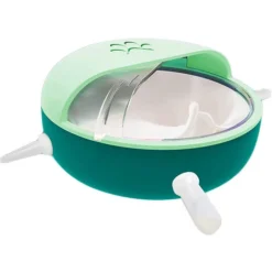 180ML Chiot Chaton Lait Bol D'Alimentation Chien Chat Bady Biberon Avec Mamelons -Né Mangeoire Pour Animaux De Compagnie Vert