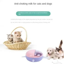 180ML Chiot Chaton Lait Bol D'Alimentation Chien Chat Bady Biberon Avec Mamelons -Né Mangeoire Pour Animaux De Compagnie Vert 8 180ML Chiot Chaton Lait Bol D'Alimentation Chien Chat Bady Biberon Avec Mamelons -Né Mangeoire Pour Animaux De Compagnie Vert -Promos Patto Chou Boutique 94702517 4