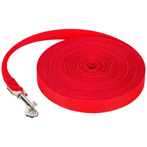 Laisse De Dressage Pour Chien (10M Rouge) Longue Sangle En Nylon Mains Libre Pour Chiens Chats Animal De Compagnie Promenade Arrimage Jogging Laisse Laisse Pour Chien Promenade De Chien Laisse 1 Laisse De Dressage Pour Chien (10M Rouge) Longue Sangle En Nylon Mains Libre Pour Chiens Chats Animal De Compagnie Promenade Arrimage Jogging Laisse Laisse Pour Chien Promenade De Chien Laisse
