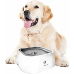 Bol à Eau Pour Animaux De Compagnie, Bol à Eau Anti-déversement Pour Chiens Et Chats, Fontaine à Boire Portable Intérieure Et Extérieure, Bouche Antidérapante Et Non Humide (une Pièce)