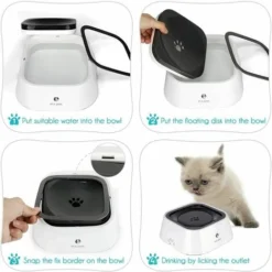 Bol à Eau Pour Animaux De Compagnie, Bol à Eau Anti-déversement Pour Chiens Et Chats, Fontaine à Boire Portable Intérieure Et Extérieure, Bouche Antidérapante Et Non Humide (une Pièce) 8 Bol à Eau Pour Animaux De Compagnie, Bol à Eau Anti-déversement Pour Chiens Et Chats, Fontaine à Boire Portable Intérieure Et Extérieure, Bouche Antidérapante Et Non Humide (une Pièce) -Promos Patto Chou Boutique 95134628 4