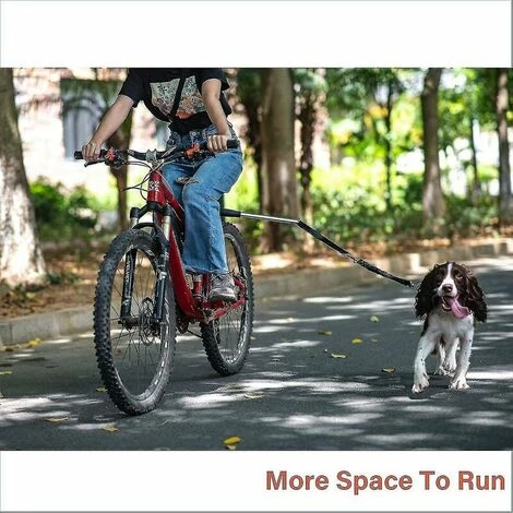 Laisse De Vélo Rétractable Pour Chiens, Laisse De Vélo Mains Libres Pour Chiens 2 Laisse De Vélo Rétractable Pour Chiens, Laisse De Vélo Mains Libres Pour Chiens – Image 2