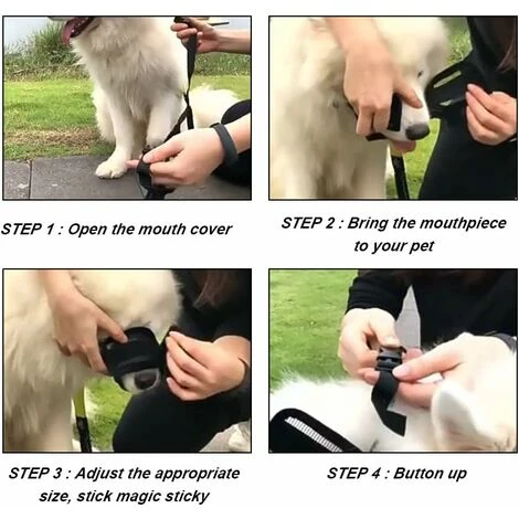 (Noir) 1 Pièce Muselière Réglable Anti-aboiement Avec Anneau En Filet AutocollantMuselière Réglable Anti-aboiement Pour Grands, Moyens Et Petits Chiens. 4 (Noir) 1 Pièce Muselière Réglable Anti-aboiement Avec Anneau En Filet AutocollantMuselière Réglable Anti-aboiement Pour Grands, Moyens Et Petits Chiens. – Image 4