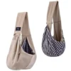 Sac Pour Chien Sac De Transport Transporter Chien Sac à Dos Sangle Petit Réglable Sangle Pour Animal De Compagnie Voyage Chat Fronde Protecteur