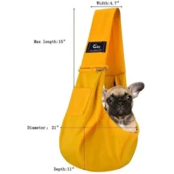 Sac Pour Chien Sac De Transport Transporter Chien Sac à Dos Sangle Petit Réglable Sangle Pour Animal De Compagnie Voyage Chat Fronde Protecteur -Promos Patto Chou Boutique 95461521 4