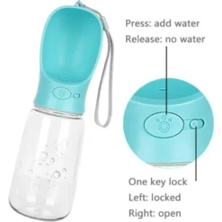Bouteille D'eau Pour Chien, Distributeur D'eau Portable Anti-fuite Pour Chiot, Mangeoire Antibactérienne De 550 Ml Pour Animaux De Compagnie, Chien, Chat, Animal De Compagnie, Promenade En Plein Air, -Promos Patto Chou Boutique 95506197 5