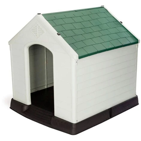 Niche Pour Chien Moyen Gardiun Zeus Plus 87x78x81 Cm Fabriquée En Résine Couleur Beige/Vert 1 Niche Pour Chien Moyen Gardiun Zeus Plus 87x78x81 Cm Fabriquée En Résine Couleur Beige/Vert