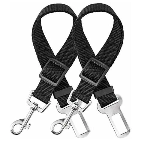 ElloLife Ceinture De Sécurité De Voiture Pour Chien, 【Lot De 2】 Ceinture De Sécurité Universelle Pour Chien, Ceinture De Sécurité Indéchirable Réglable De 50 à 90 Cm Pour Tous Les Chiens Et Chats En N 1 ElloLife Ceinture De Sécurité De Voiture Pour Chien, 【Lot De 2】 Ceinture De Sécurité Universelle Pour Chien, Ceinture De Sécurité Indéchirable Réglable De 50 à 90 Cm Pour Tous Les Chiens Et Chats En N