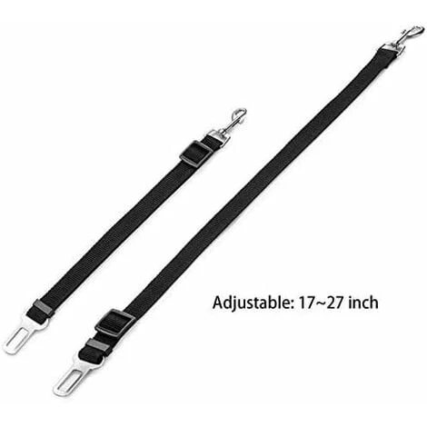 ElloLife Ceinture De Sécurité De Voiture Pour Chien, 【Lot De 2】 Ceinture De Sécurité Universelle Pour Chien, Ceinture De Sécurité Indéchirable Réglable De 50 à 90 Cm Pour Tous Les Chiens Et Chats En N 4 ElloLife Ceinture De Sécurité De Voiture Pour Chien, 【Lot De 2】 Ceinture De Sécurité Universelle Pour Chien, Ceinture De Sécurité Indéchirable Réglable De 50 à 90 Cm Pour Tous Les Chiens Et Chats En N – Image 4