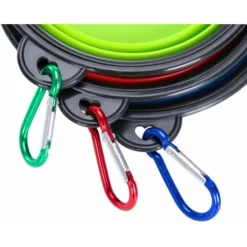 Gamelle Et Bouteille De Voyage De Chien　Gamelle Chien De Voyage Pour Chien Et Chat, Pliable Gamelle Chien En Silicone, Un Ensemble De 3 Pièces -Promos Patto Chou Boutique 96337518 4