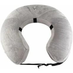 Collier Pour Chien　Collier Gonflable De Récupération Confortable Collerette De Protection Pour Chien Chats, Ajustable, Lavable PS005 XL Gris -Promos Patto Chou Boutique 96339847 4