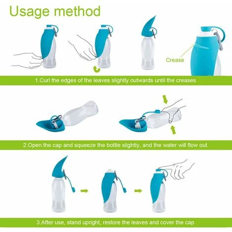 Gamelle Et Bouteille De Voyage De Chien Bouteille D'eau Pour Chien Bouteille D'eau Portable Pour Chien En Déplacement En Silicone Pour L'extérieur(Orange) 1 Gamelle Et Bouteille De Voyage De Chien Bouteille D'eau Pour Chien Bouteille D'eau Portable Pour Chien En Déplacement En Silicone Pour L'extérieur(Orange)