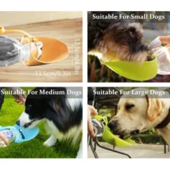 Gamelle Et Bouteille De Voyage De Chien Bouteille D'eau Pour Chien Bouteille D'eau Portable Pour Chien En Déplacement En Silicone Pour L'extérieur(Orange) 5 Gamelle Et Bouteille De Voyage De Chien Bouteille D'eau Pour Chien Bouteille D'eau Portable Pour Chien En Déplacement En Silicone Pour L'extérieur(Orange) -Promos Patto Chou Boutique 96340948 3