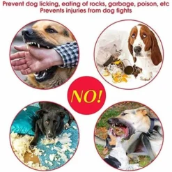 Muselière　Muselière Chien Muselière Souple Ajustable Pour Chiens Nylon, Muselière Anti-Aboiements Anti-Morsure, Moyens Et Muselières Petits Chiens, L, Noir -Promos Patto Chou Boutique 96341200 4