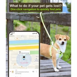 Mini Dispositif De Suivi Bluetooth GPS Tracker Smart Tag Étanche Chien Pet Finder Tracker Localisateur Clé Anti-Perte Alarme Tag (Noir, Pour IOS) -Promos Patto Chou Boutique 96508252 4