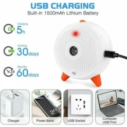 Anti Aboiement Pour Chien, Automatique Boitier Anti-Aboiement Chien, Dispositifs à Ultrason Anti Aboiement Chien, Repulsif Ultrasons étanche Et Rechargeable Avec 33ft, Pour Les Petits Et Grands Chiens 9 Anti Aboiement Pour Chien, Automatique Boitier Anti-Aboiement Chien, Dispositifs à Ultrason Anti Aboiement Chien, Repulsif Ultrasons étanche Et Rechargeable Avec 33ft, Pour Les Petits Et Grands Chiens -Promos Patto Chou Boutique 96508992 5