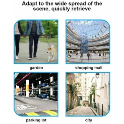 GPS Smart étanche Pet Locator Mini GPS Tracker Anti-perte BT Locator Collier De Suivi Pour Chat Chien Tracker (Blanc) -Promos Patto Chou Boutique 96514489 4