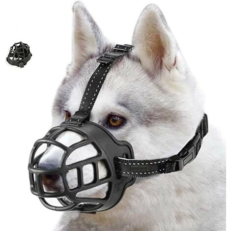 (Taille 4,Noir)Muselière Panier Pour Chiens, Prévient L'aboiement, Mâche, Réglable Pour Petits, Moyens Et Grands Chiens 1 (Taille 4,Noir)Muselière Panier Pour Chiens, Prévient L'aboiement, Mâche, Réglable Pour Petits, Moyens Et Grands Chiens
