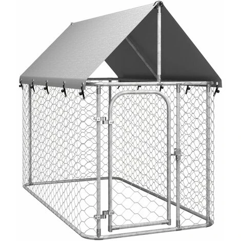SalesHot® VidaXL Chenil Extérieur Avec Toit Pour Chiens 200x100x150 Cm Super95327 1 SalesHot® VidaXL Chenil Extérieur Avec Toit Pour Chiens 200x100x150 Cm Super95327