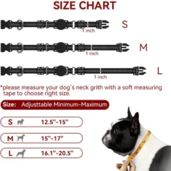 Collier De Chien Air Tag Réfléchissant Apple Air Tag Collier De Chien Réglable Durable Collier De Chien Robuste Avec Porte-étiquette D'air Rouge Taille S -Promos Patto Chou Boutique 97243773 4