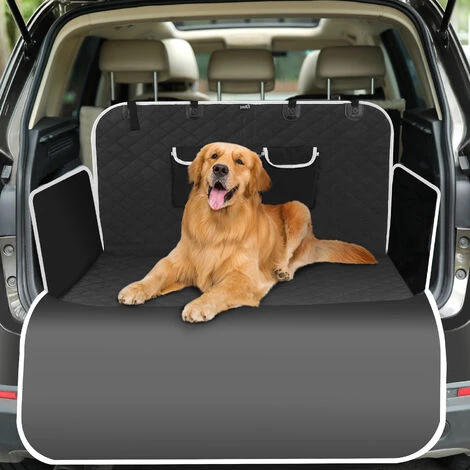 Pecute Protection Coffre Voiture Chien Universelle,Couverture De Coffre Chien Imperm¨able & Antid¨rapant, Protection Housse De Coffre Avec 3 Sacs De Rangement, Pour Petit & Moyen Voiture(102 185cm) 1 Pecute Protection Coffre Voiture Chien Universelle,Couverture De Coffre Chien Imperm¨able & Antid¨rapant, Protection Housse De Coffre Avec 3 Sacs De Rangement, Pour Petit & Moyen Voiture(102 185cm)