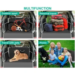 Pecute Protection Coffre Voiture Chien Universelle,Couverture De Coffre Chien Imperm¨able & Antid¨rapant, Protection Housse De Coffre Avec 3 Sacs De Rangement, Pour Petit & Moyen Voiture(102 185cm) 7 Pecute Protection Coffre Voiture Chien Universelle,Couverture De Coffre Chien Imperm¨able & Antid¨rapant, Protection Housse De Coffre Avec 3 Sacs De Rangement, Pour Petit & Moyen Voiture(102 185cm) -Promos Patto Chou Boutique 97247017 3