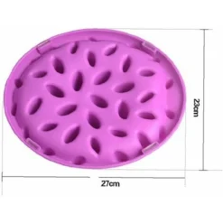 Gamelle Anti-engloutissant Pet Plus Lent Alimentation Alimentation Plats Feeder Eau Pour Les Chiens Et Les Chats Violet, Pet Supplies -Promos Patto Chou Boutique 97439022 5
