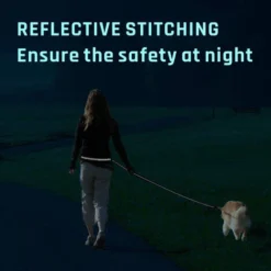 Laisse Pour Chien, Laisse Mains Libres Améliorée Avec Deux élastiques, Longue Laisse En Nylon Avec Sangle De Taille Réglable (vert Vif) -Promos Patto Chou Boutique 97535912 4