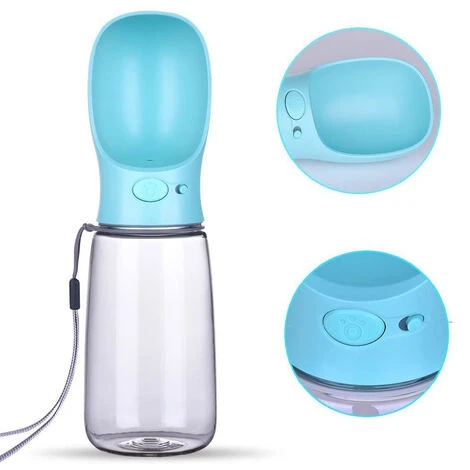 Bouteille D'Eau Pour Chien, Bouteille Portable Pour Animal De Compagnie De 550 Ml, Bouteille Sans Bpa Pour Chien Et Chat, Idéale Pour Les Déplacements, Les Voyages Et La Randonnée. 2 Bouteille D'Eau Pour Chien, Bouteille Portable Pour Animal De Compagnie De 550 Ml, Bouteille Sans Bpa Pour Chien Et Chat, Idéale Pour Les Déplacements, Les Voyages Et La Randonnée. – Image 2