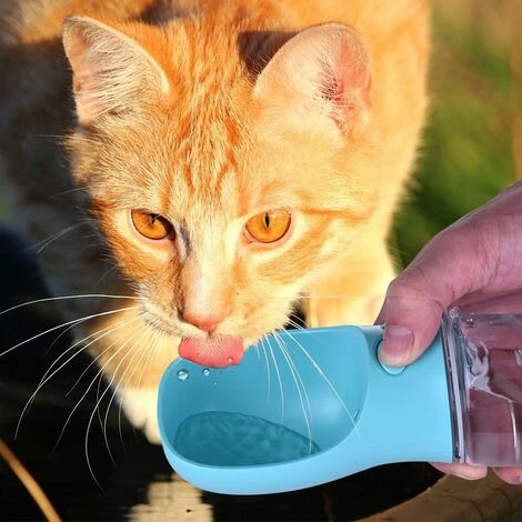 Bouteille D'Eau Pour Chien, Bouteille Portable Pour Animal De Compagnie De 550 Ml, Bouteille Sans Bpa Pour Chien Et Chat, Idéale Pour Les Déplacements, Les Voyages Et La Randonnée. 5 Bouteille D'Eau Pour Chien, Bouteille Portable Pour Animal De Compagnie De 550 Ml, Bouteille Sans Bpa Pour Chien Et Chat, Idéale Pour Les Déplacements, Les Voyages Et La Randonnée. – Image 5