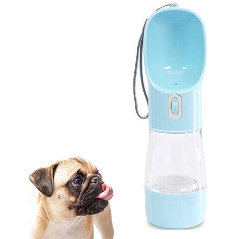 Bouteille D'Eau Pour Chien Pour La Marche, Distributeur D'Eau Multifonctionnel Et Portable Pour Chien Avec Récipient Alimentaire, Tasse Combinée Amovible Pour Boire Et Manger, Convient Pour Les Chats 2 Bouteille D'Eau Pour Chien Pour La Marche, Distributeur D'Eau Multifonctionnel Et Portable Pour Chien Avec Récipient Alimentaire, Tasse Combinée Amovible Pour Boire Et Manger, Convient Pour Les Chats – Image 2