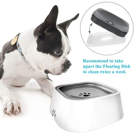 Bol D'Eau Pour Animaux De Compagnie Sans Déversement Bol D'Alimentation En Eau Lente Bol Pour Chien 5 Bol D'Eau Pour Animaux De Compagnie Sans Déversement Bol D'Alimentation En Eau Lente Bol Pour Chien – Image 5