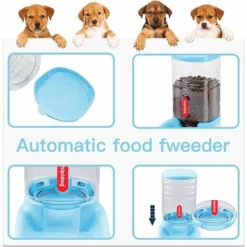 Distributeur Automatique D'Eau Et De Nourriture Pour Animaux De Compagnie Chats Chiens 11 Gallons Avec 1 Distributeur D'Eau Et 1 Chargeur Automatique -Promos Patto Chou Boutique 97537448 4