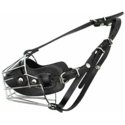 Muselière En Métal Muselières Pour Chiens Muselière En Cuir Pour Grands Chiens Mordre Et Sécurité Pour La Plupart Des Chiens -Promos Patto Chou Boutique 97540244 3