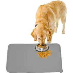 Tapis De Bol, Pour Chiens Et Chats, Tapis De Bol D'Alimentation En Silicone Imperméable Et Antidérapant Pour Bols D'Alimentation, Bol D'Eau, Tapis D'Alimentation,