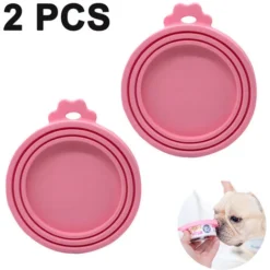 Couvercles De Canettes De Nourriture Pour Animaux De Compagnie, Couvercles De Canettes En Silicone Pour Nourriture Pour Chiens Et Chats, Taille Universelle Pour Petites, Moyennes Et Grandes Canettes,