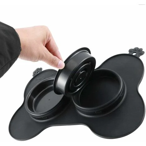 Gamelle Anti-boulimie Pour Chiens Et Chats, Gamelle Slow Food Avec Fond Antidérapant Pour Favoriser Une Alimentation Saine, Adaptée Aux Petits Et Moyens Animaux 4 Gamelle Anti-boulimie Pour Chiens Et Chats, Gamelle Slow Food Avec Fond Antidérapant Pour Favoriser Une Alimentation Saine, Adaptée Aux Petits Et Moyens Animaux – Image 4