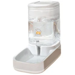 Distributeur Automatique De Nourriture Et D'eau Par Gravité Pour Chiens Et Chats Avec Bol De Nourriture Pour Animaux De Compagnie