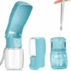 Gourde Pour Chien-350 Ml Portable Distributeur D'eau Pliable Pour Chien étanche Et De Qualité Sans BPA Bouteille D'eau De Voyage En,pour Chat Et Chien Pour La Marche En Plein Air,la Randonnée Lefou