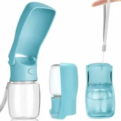 Gourde Pour Chien-350 Ml Portable Distributeur D'eau Pliable Pour Chien étanche Et De Qualité Sans BPA Bouteille D'eau De Voyage En,pour Chat Et Chien Pour La Marche En Plein Air,la Randonnée Lefou