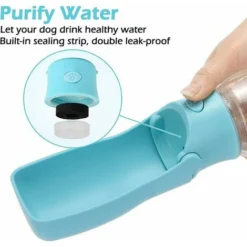 Gourde Pour Chien-350 Ml Portable Distributeur D'eau Pliable Pour Chien étanche Et De Qualité Sans BPA Bouteille D'eau De Voyage En,pour Chat Et Chien Pour La Marche En Plein Air,la Randonnée Lefou -Promos Patto Chou Boutique 97673151 3