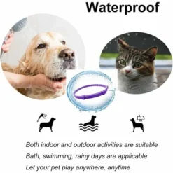 LTS FAFA Collier Apaisant Pour Chiens Et Chats, Collier Anti-anxiété De Taille Réglable, Effet Apaisant Durable Et Naturel, Soulagement De L'anxiété Pour Chat Et Chien 1pc 38cm -Promos Patto Chou Boutique 98027130 3