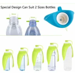 Bouteille D'eau Pour Chien Bouteille D'eau Portable Pour Chien En Déplacement En Silicone Pour L'extérieur(Vert) -Promos Patto Chou Boutique 98441804 5