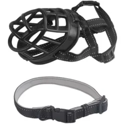 Venom Muselière Pour Chien Anti-morsure Muselière Pour Chien Moyens Et Grands Chiens Anti-manger Et Boire Golden Retriever Grand Chien Dispositif Anti-aboiement Labrador-réfléchissant Soie Plastique Museau-