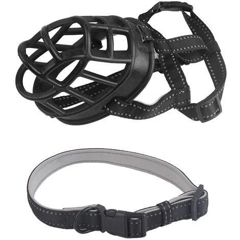 Venom Muselière Pour Chien Anti-morsure Muselière Pour Chien Moyens Et Grands Chiens Anti-manger Et Boire Golden Retriever Grand Chien Dispositif Anti-aboiement Labrador-réfléchissant Soie Plastique Museau- 1 Venom Muselière Pour Chien Anti-morsure Muselière Pour Chien Moyens Et Grands Chiens Anti-manger Et Boire Golden Retriever Grand Chien Dispositif Anti-aboiement Labrador-réfléchissant Soie Plastique Museau-